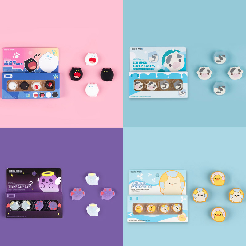 Gaming Accessories Girly - 슈퍼 귀여운 실리콘 소프트 조이 콘