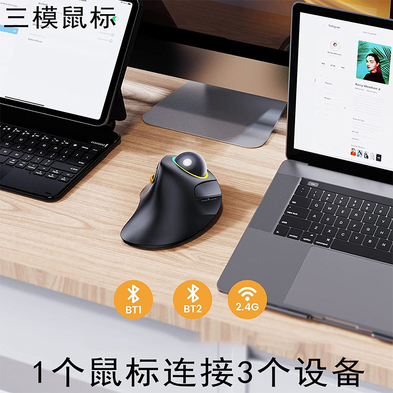 무선 트랙볼 마우스 듀얼 모드 블루투스 인체공학적 무소 - Gaming Accessories Drawing 리뷰 및 가격
