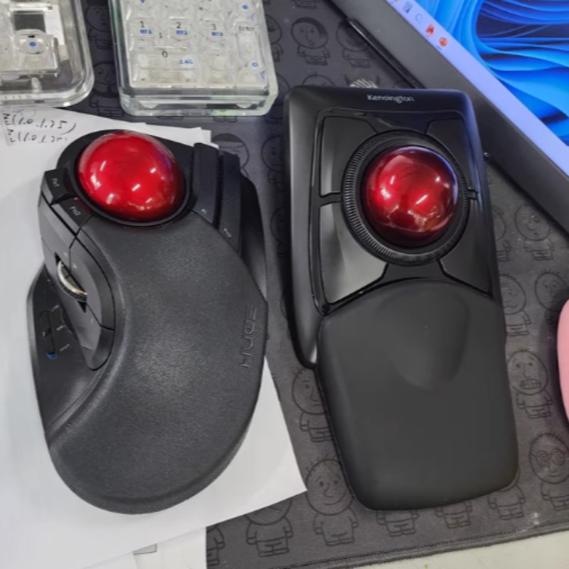 새로운 3D 유선 트랙볼 마우스 매크로 프로그래밍 가능 - Gaming Accessories Drawing 리뷰 및 가격