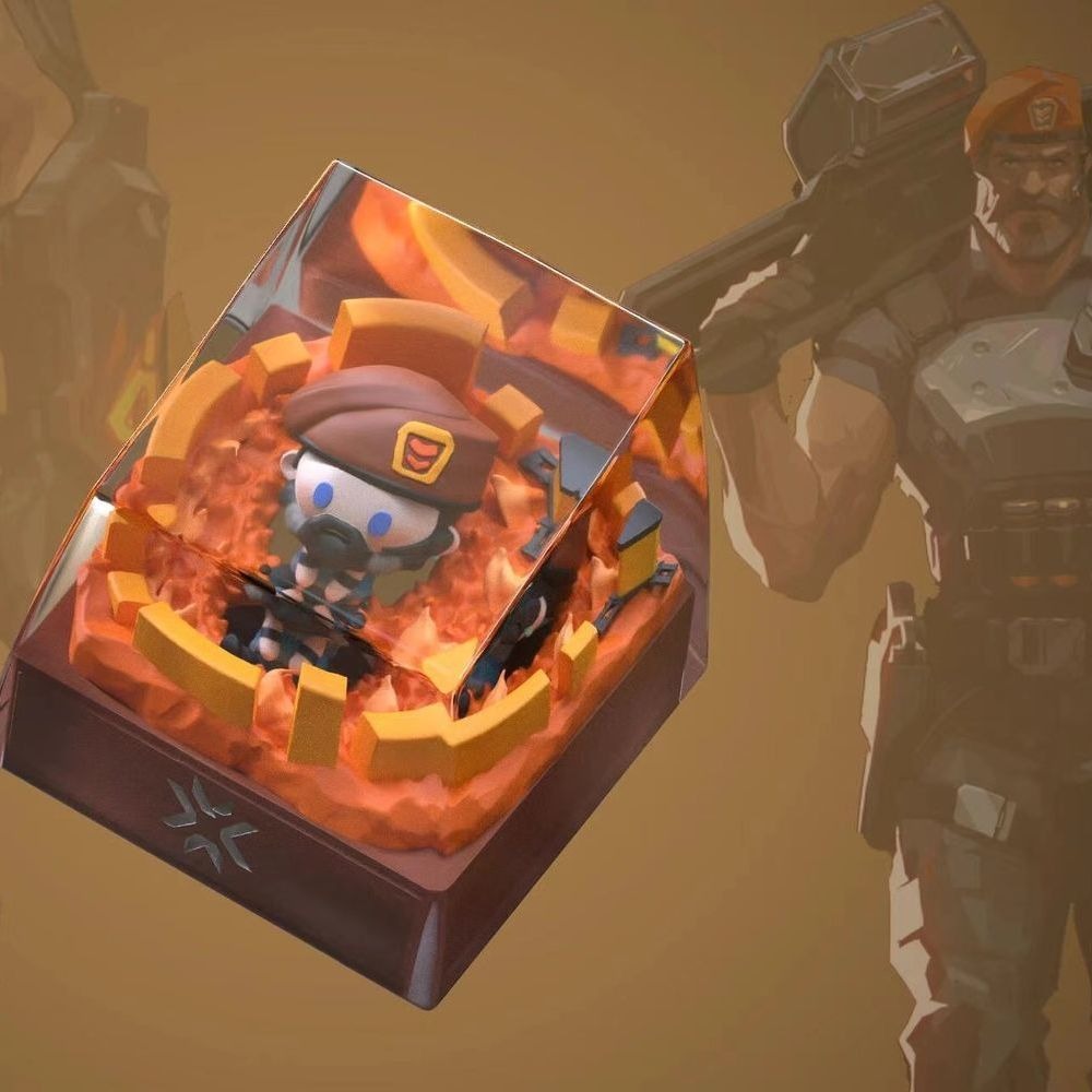 커스텀 레진 아티산 키캡 발로란트 클로브 오멘 제트 게 - Omen Gaming Accessories 리뷰 및 가격