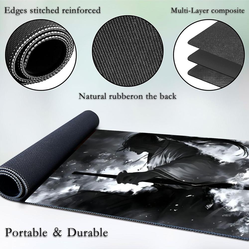 잉크 워시 사무라이 드로잉 소드 게이밍 마우스 패드 미 - Gaming Accessories Drawing 리뷰 및 가격