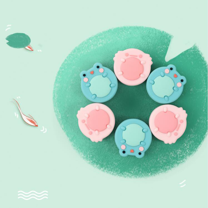개구리 여우 고양이 엄지 스틱 그립 캡 조이스틱 보호  - Gaming Accessories Girly 리뷰 및 가격