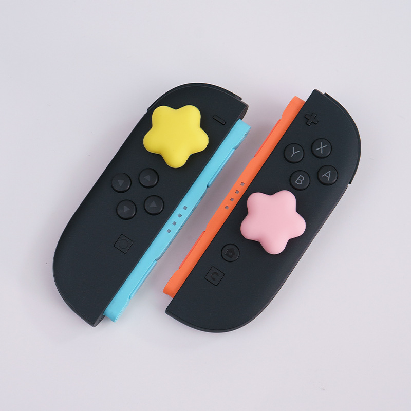스타 모양 실리콘 엄지 그립, 스위치 2 조이콘 호환  - Gaming Accessories Girly 리뷰 및 가격