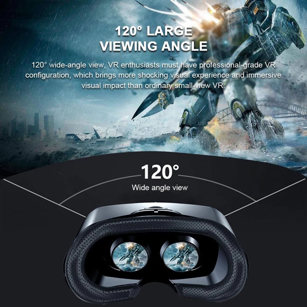 VRG 프로 가상 현실 VR 안경 헤드셋 장치 비아르  - Gaming Accessories Kit 리뷰 및 가격