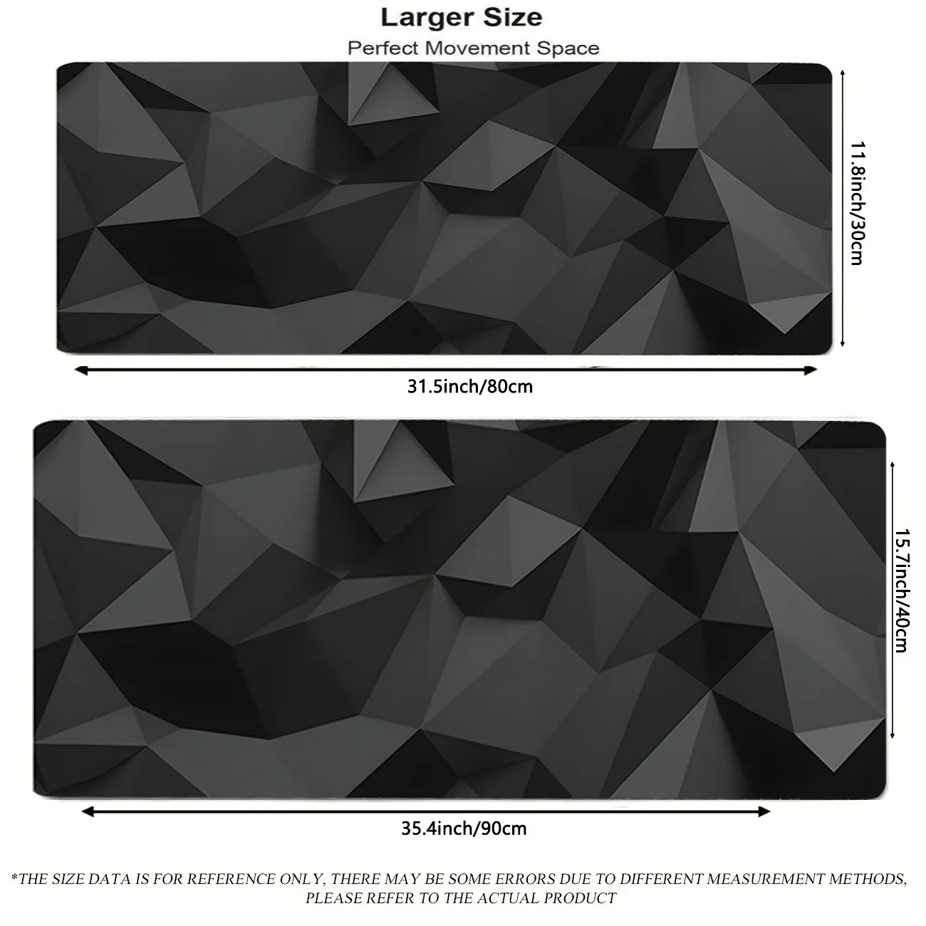 기하학적 대형 마우스 패드 900x400x3MM 데스크 - Gaming Accessories Drawing 리뷰 및 가격