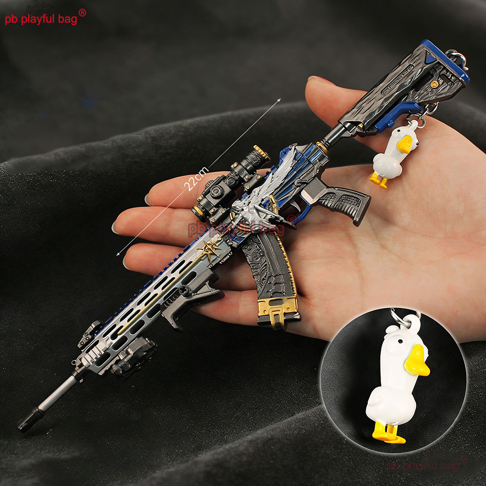 22cm 탈착식 장난감 총 열쇠고리 금속 모델 전시 및 - Gaming Accessories Kids 리뷰 및 가격